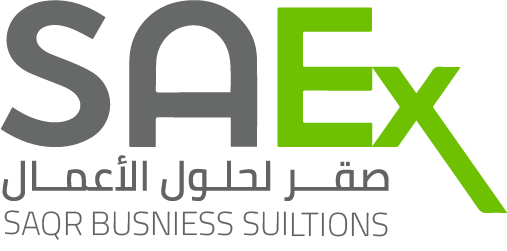 شعار صقر لحلول الأعمال